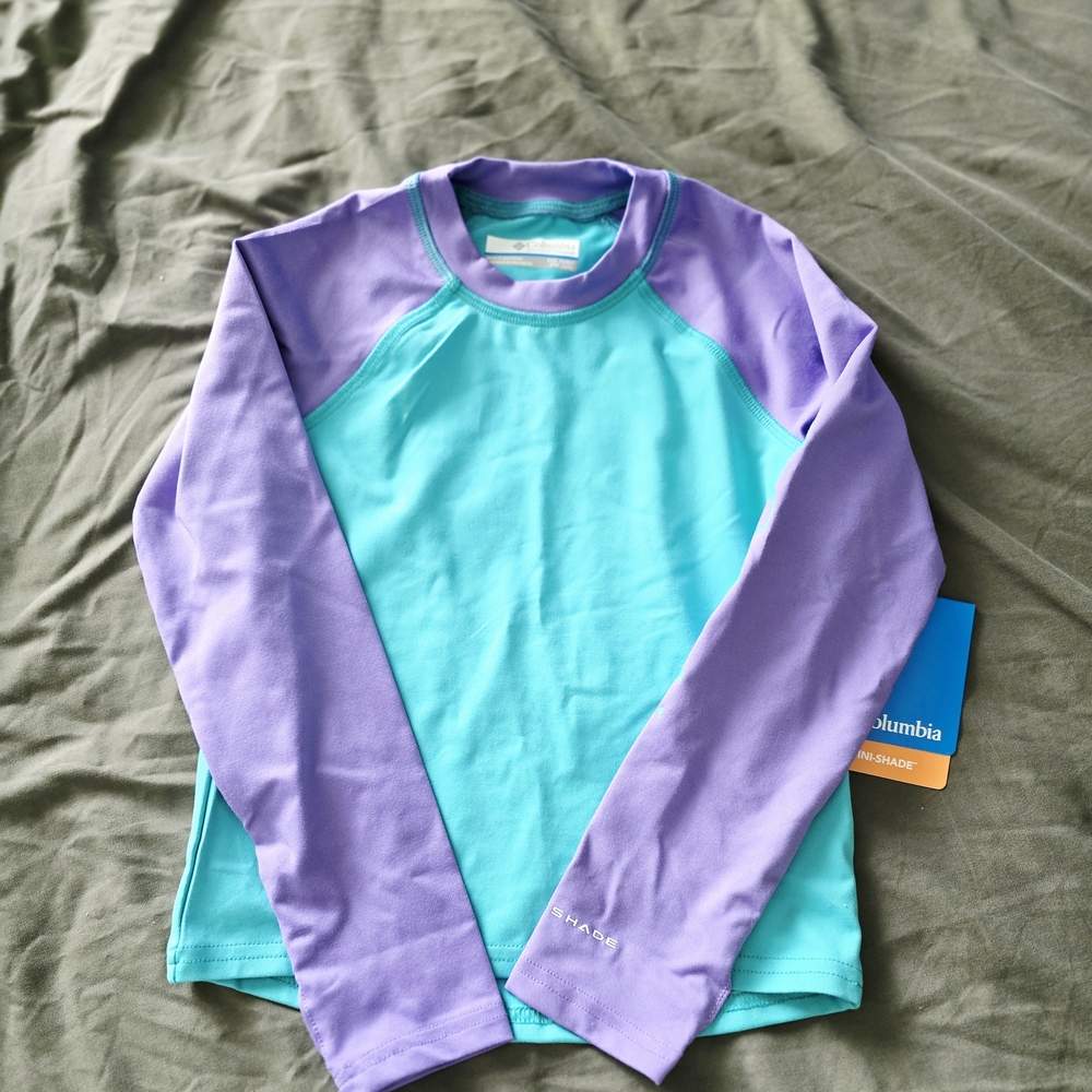 NEW! Columbia Boys Omni Shade Sun Protection Top Size XXS (4/5)